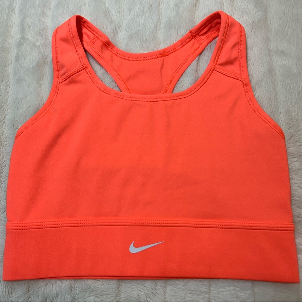 Nike Women's Vibrant Orange Sports Bra